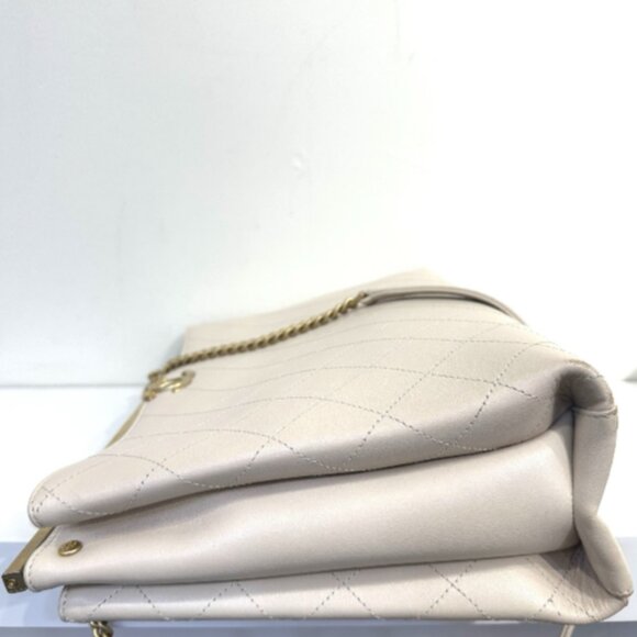 Chanel Calfskin Coco Luxe Large Shopping 2way tote bag - Beige - Picture 10 of 12